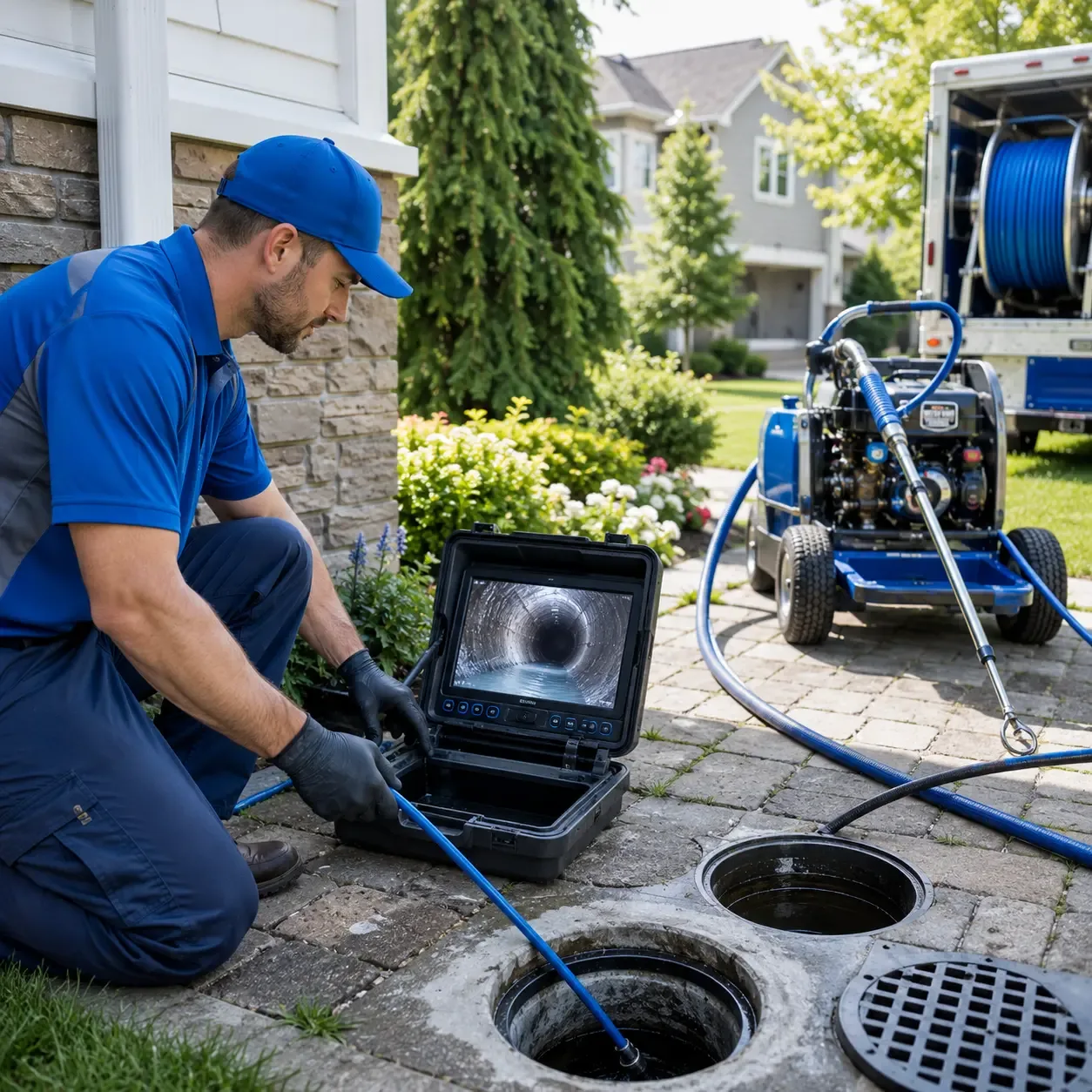 Outdoor drain cleaning professionals serving Gloucester Township, NJ
